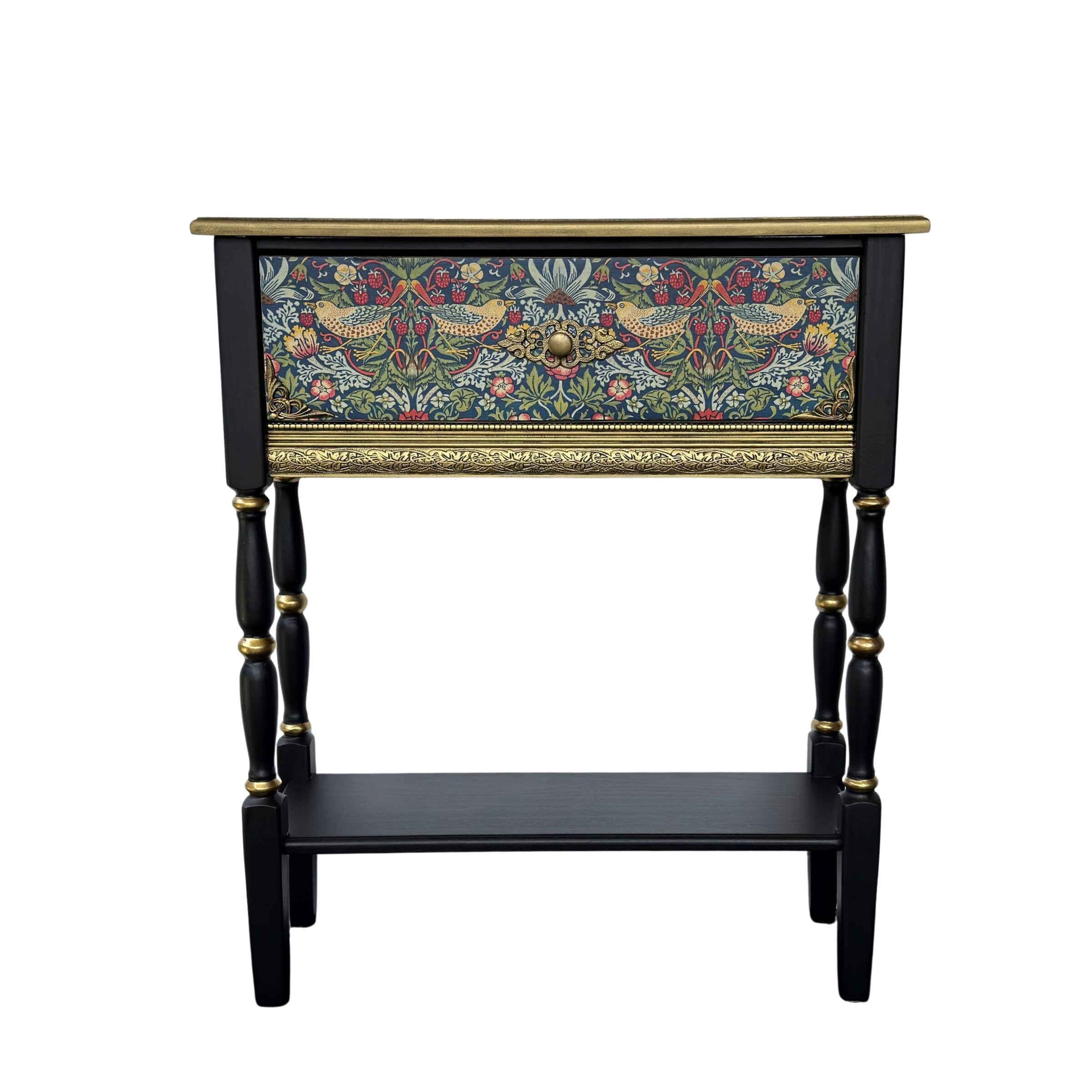 Strawberry Thief Narrow Console table