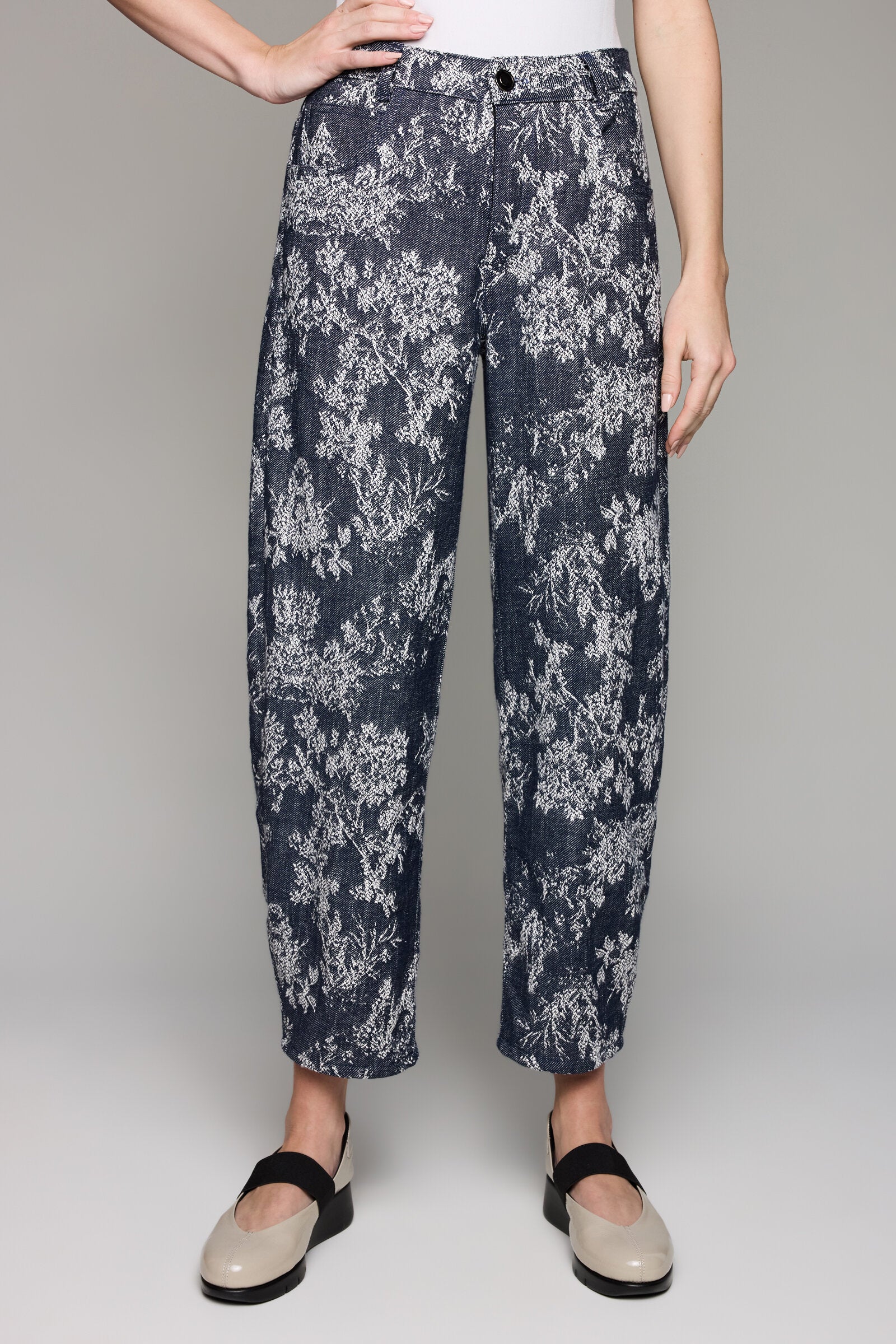 Blossom Barrel Jean