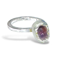 Plum Sea Anemone Stacking Ring