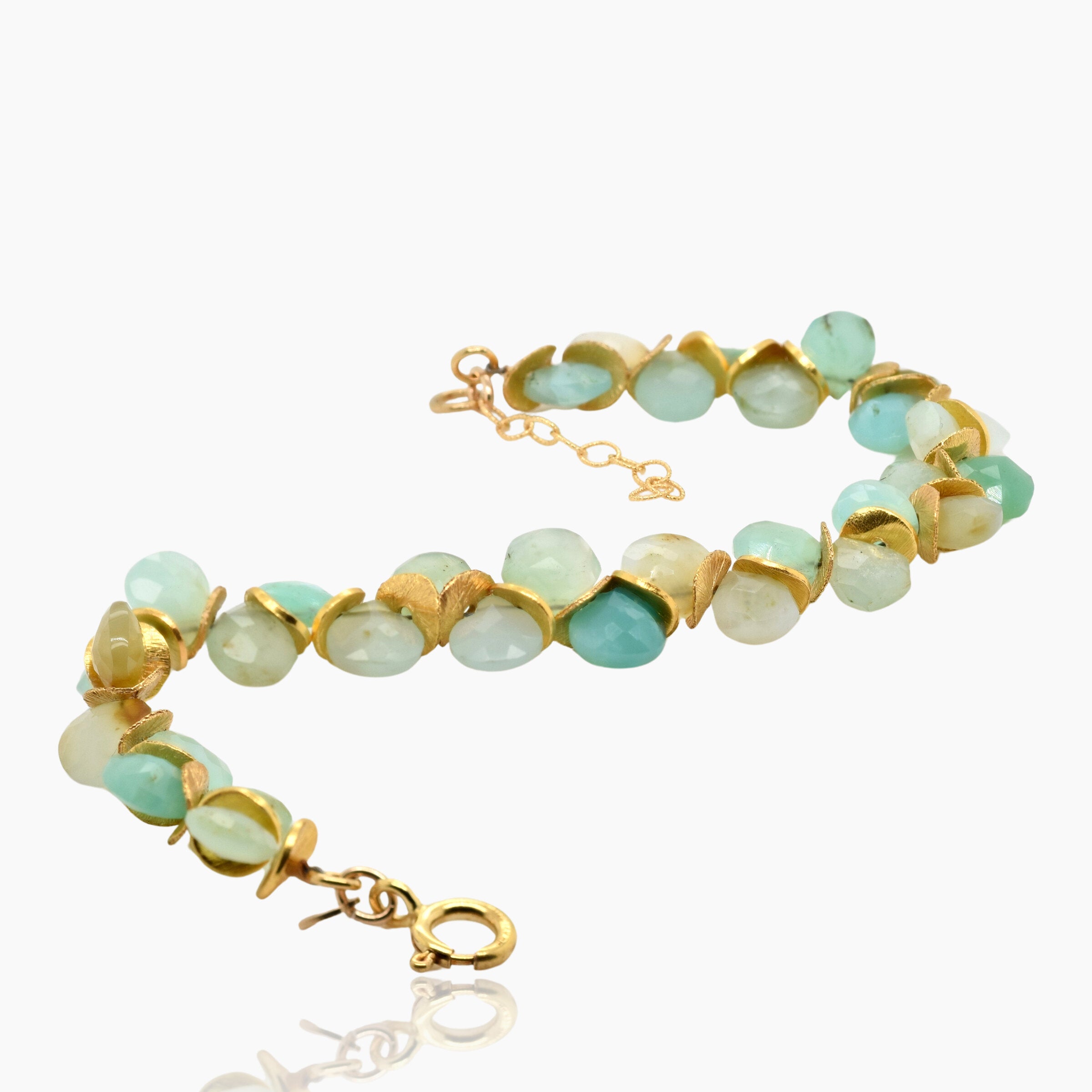 Peruvian Blue Opal Signature Bracelet