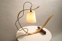 Bent Table Lamp in Ash