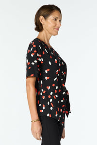 Black/Red Dot