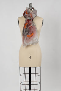 dove gray & poppy red