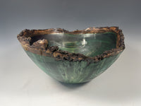 Dyed Natural Edge Ambrosia Maple Bowl