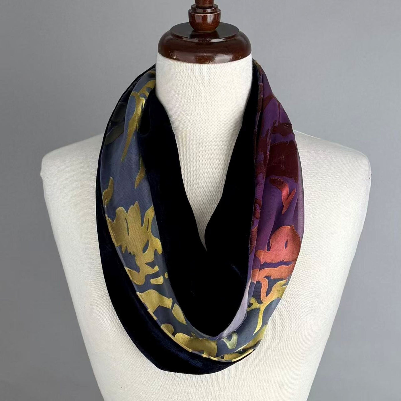 Rustic Charcoal with Golden Brown