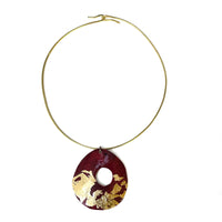 Red and Gold Pendant