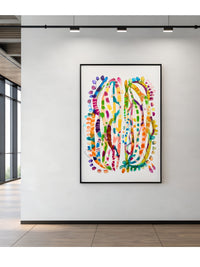 Brain Hemisphere Watercolor