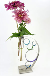 Bow Geometric Bud Vase