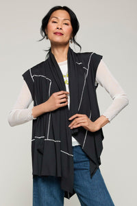 Contrast Stitch Vest