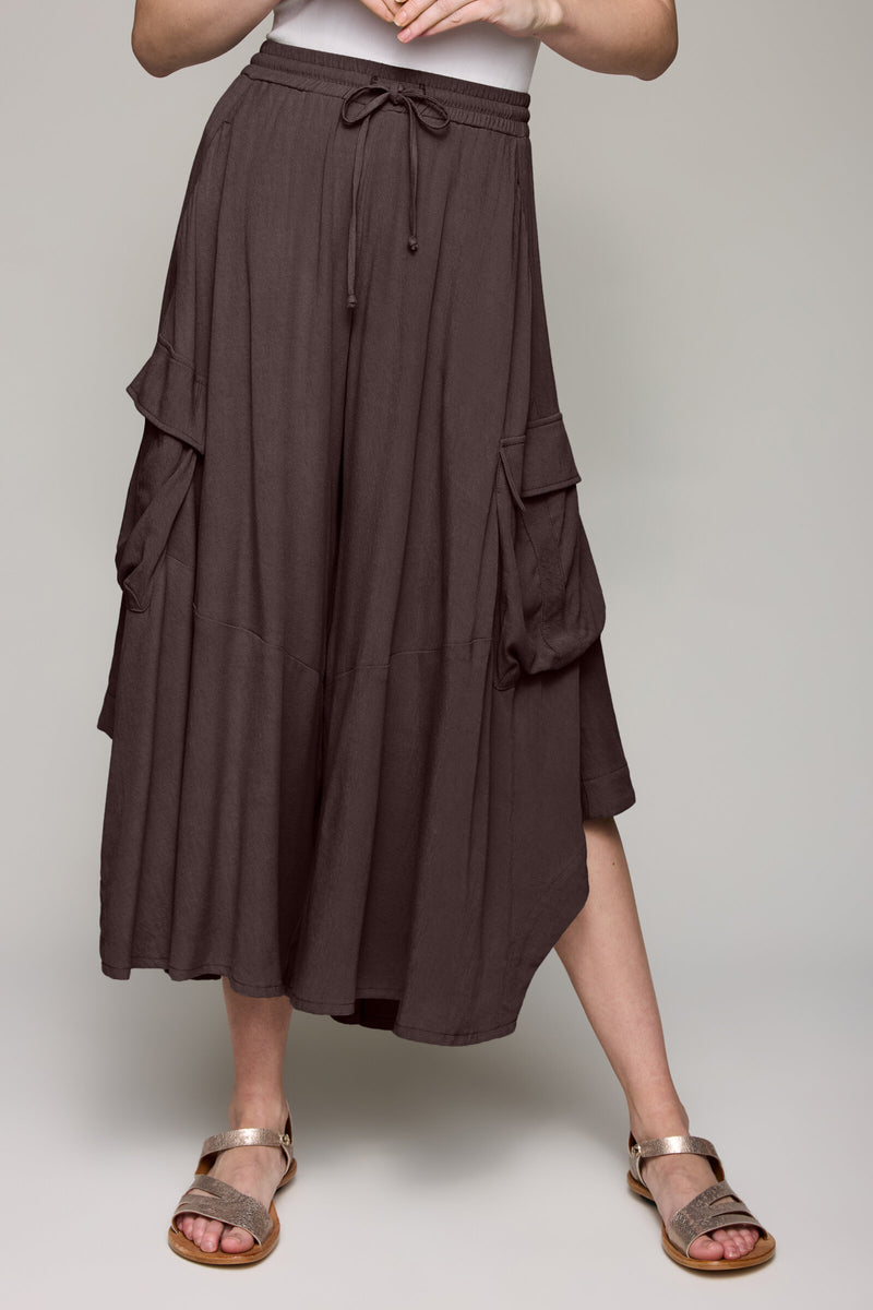 Sandwashed Pebble Culotte Pant