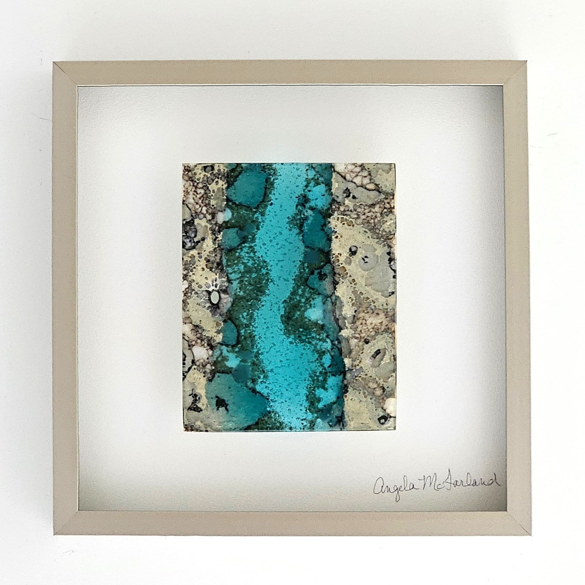 Meander Series - Light Aqua I