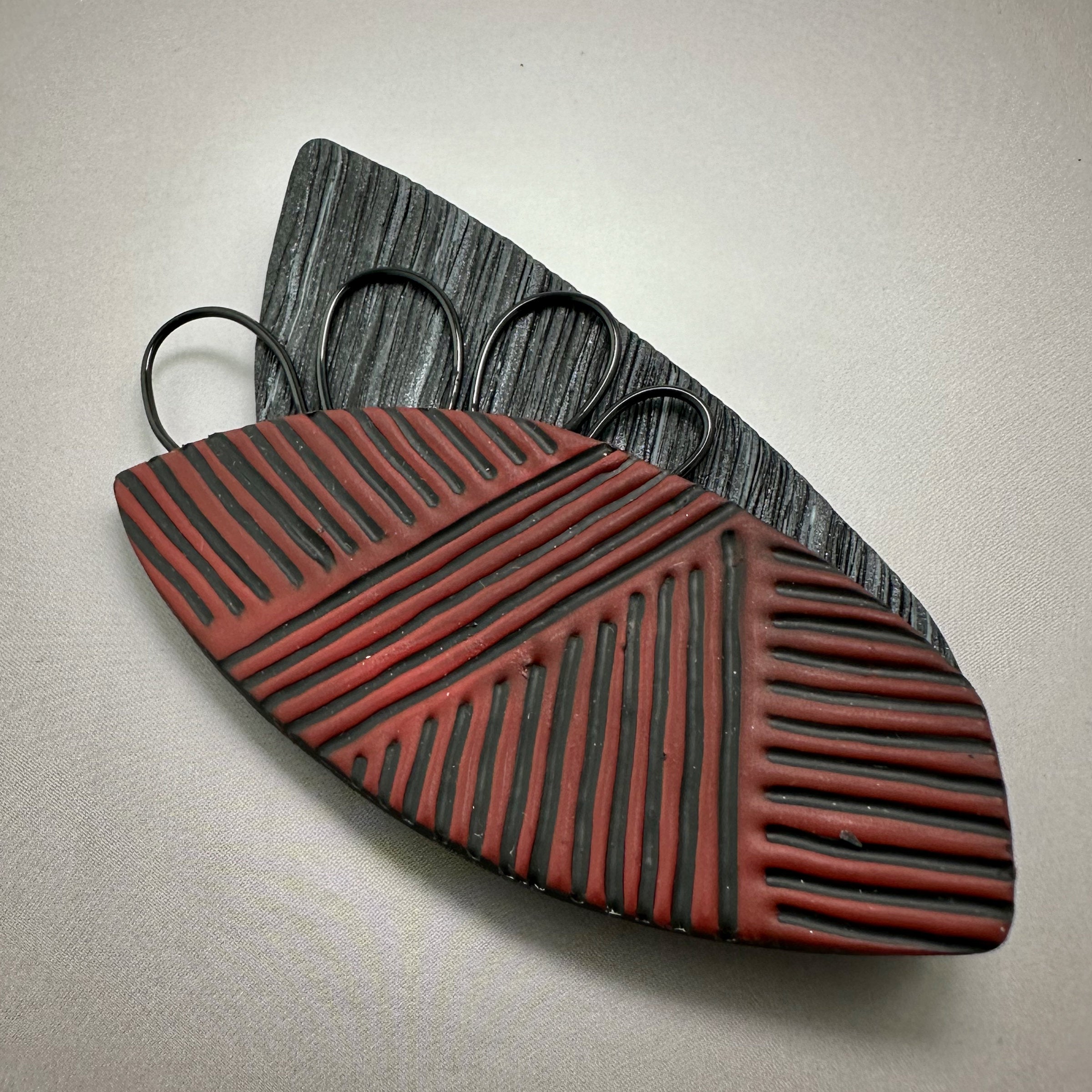 Modern Botanical Brooch