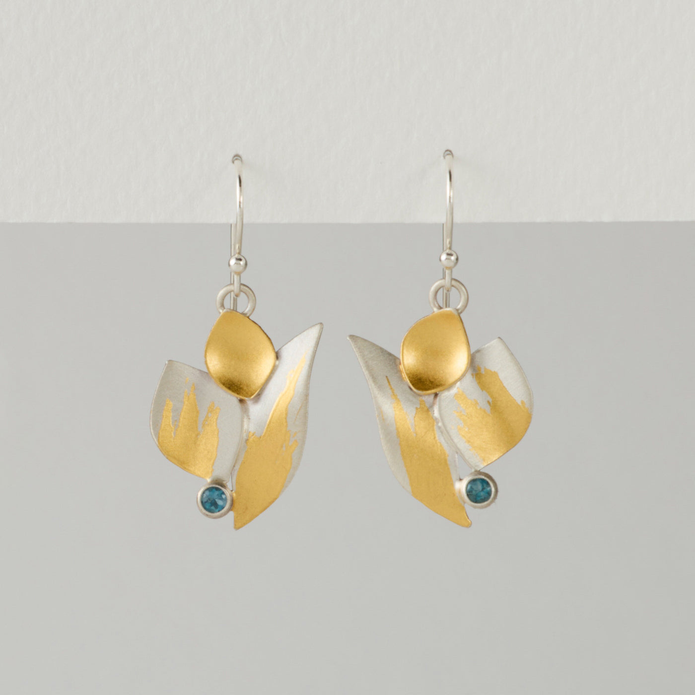 Aqua Bud Earrings