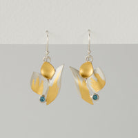 Aqua Bud Earrings
