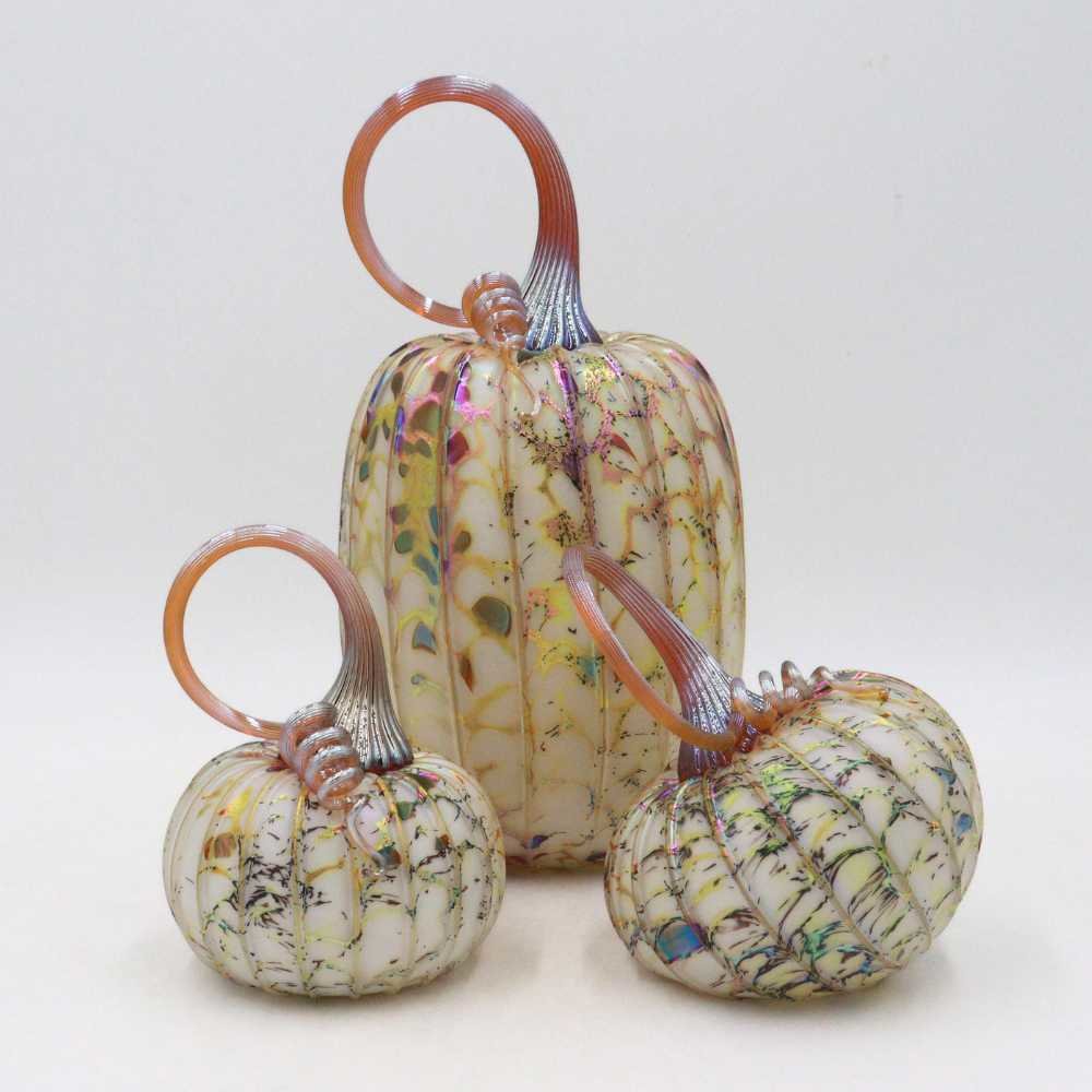 Ivory Pumpkin Trio