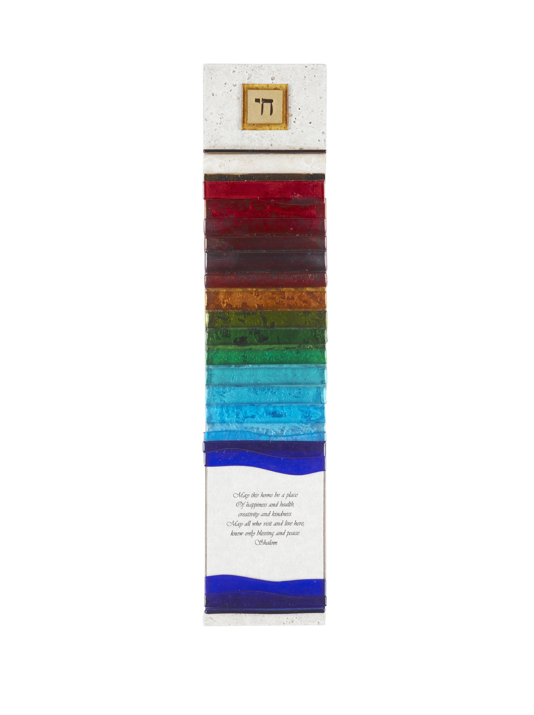 Rainbow Blessing Art Plaque