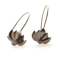 Lotus Hoop Earrings