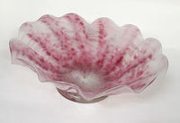 Pink Ruffled Bowl