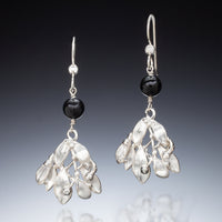 Leaf Bouquet Fan Earrings  
Black Onyx | Photo by Ralph Gabriner