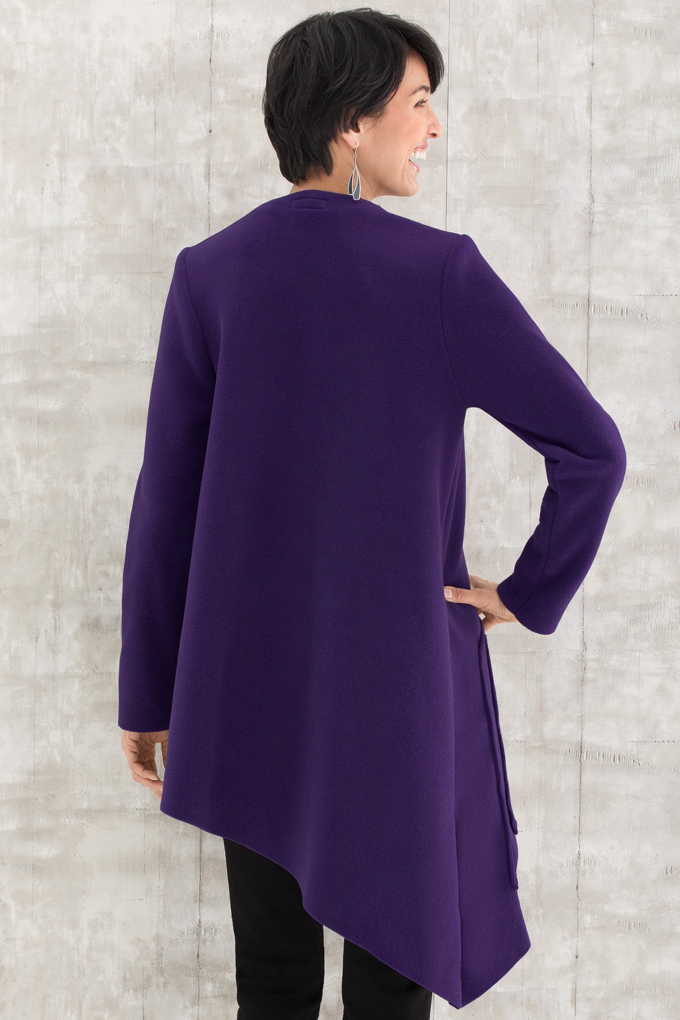 plum, back view