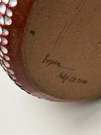 Red Clay Serving Bowl