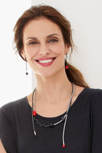 shown with the shapes and shadows earrings