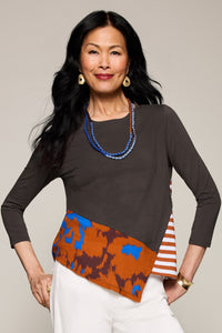 Mixed-Media Juno Top