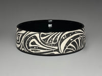 Zebra Swirl Stripe Bowl