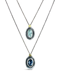 Light Blue Kyanite (above), Teal Blue Kyanite (below)