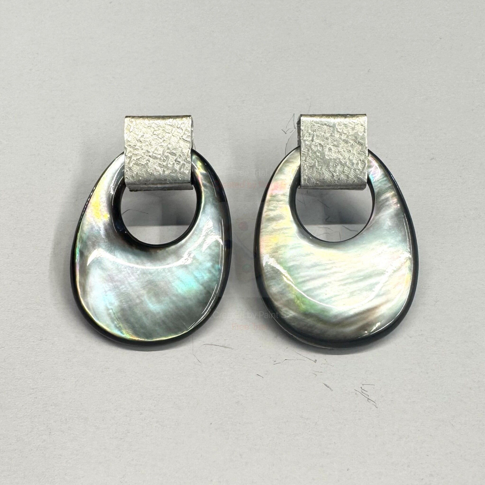 Black Mother-of-Pearl Earrings