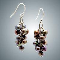 Freshwater Pearl Cluster Earrings