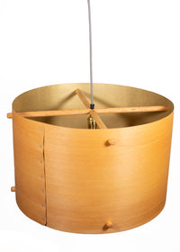 Drum Pendant Lamp in Medium, Beech