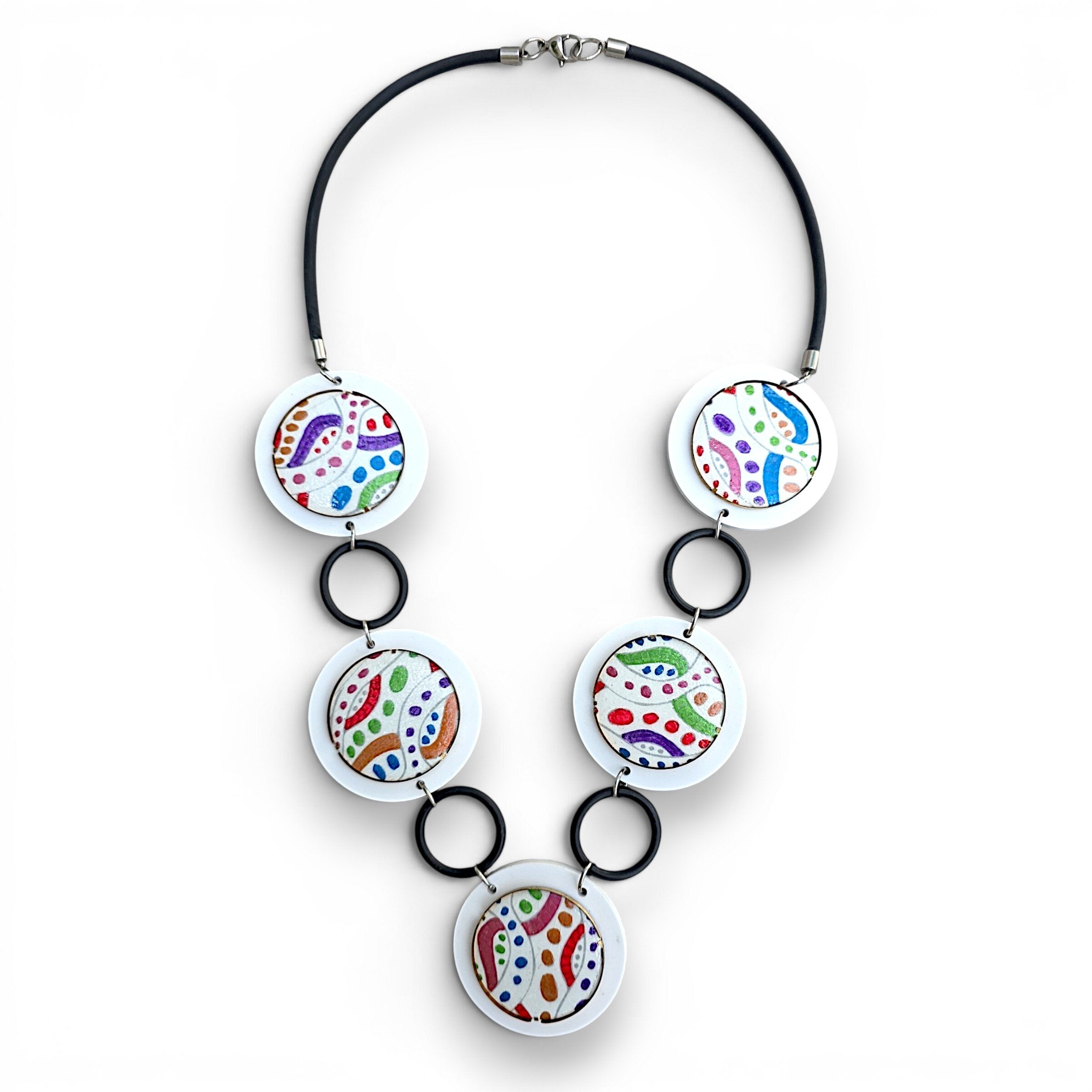 Kaleidoscope Cascade Statement Necklace