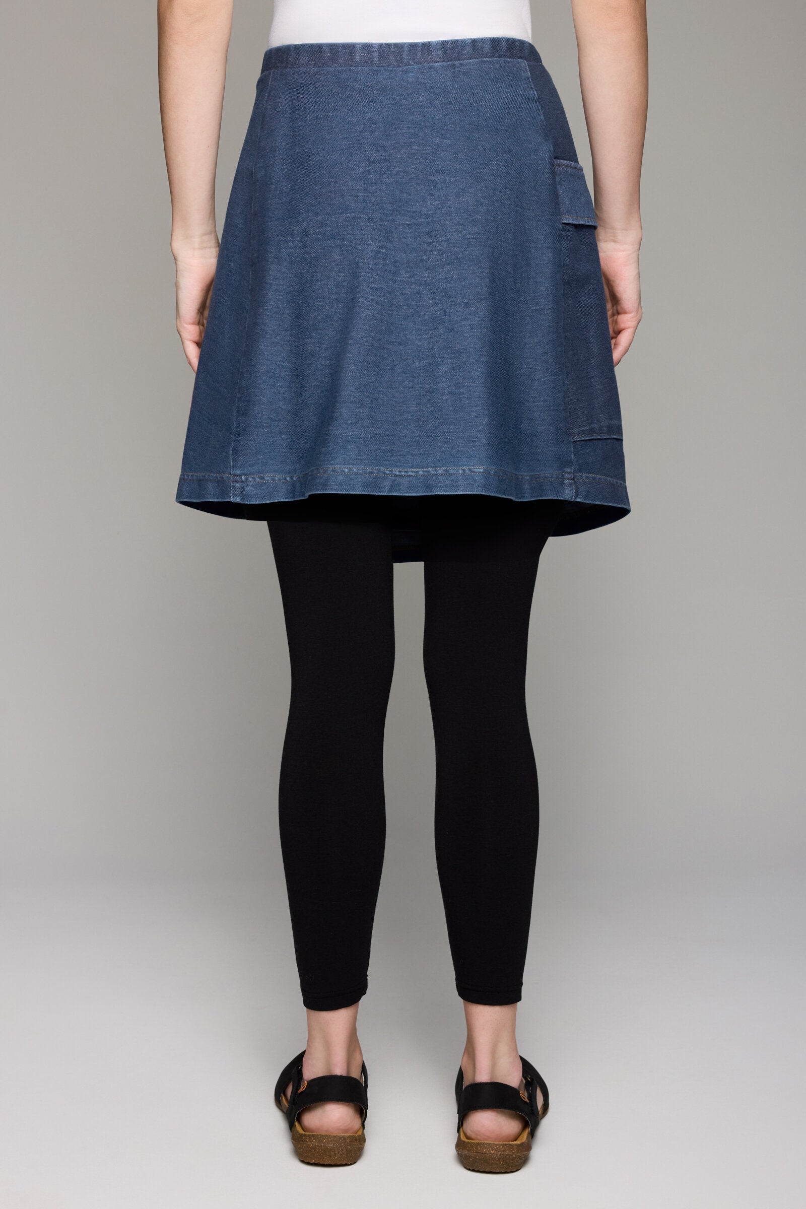 Dream Knit Denim Wrap Leggings