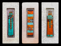  Opening Triptych: Two Stone Guardians / One Torn Metal