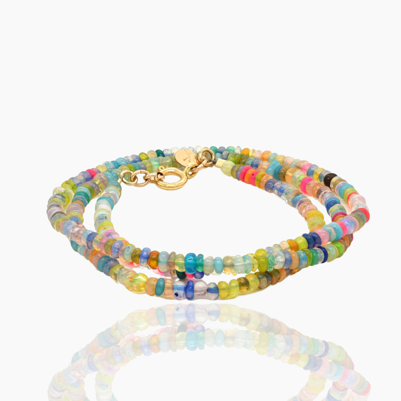 Triple Wrap Opal Convertible Bracelet
