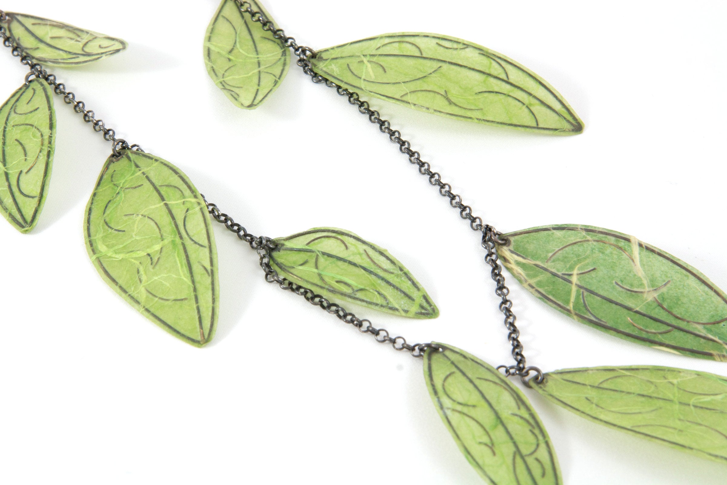Green Leaf Necklace