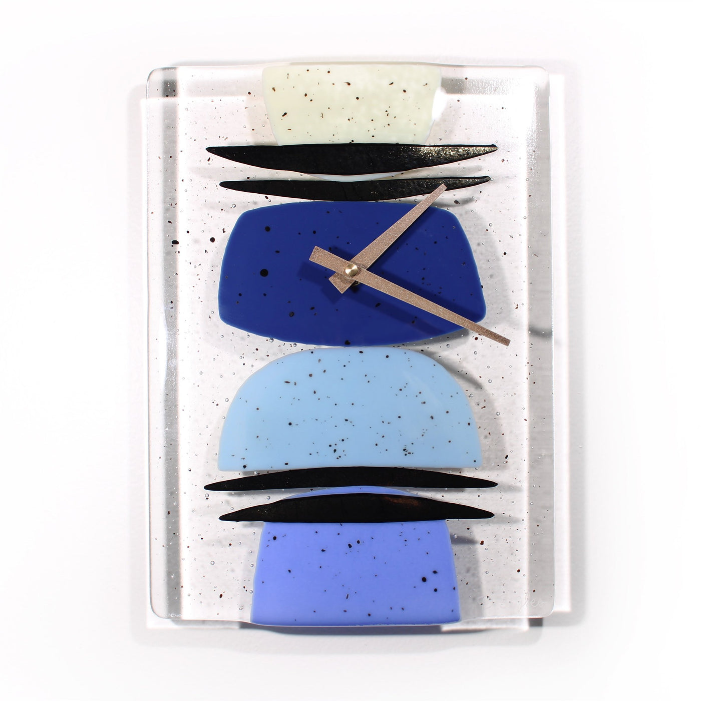 Mirage Fused Glass Clock