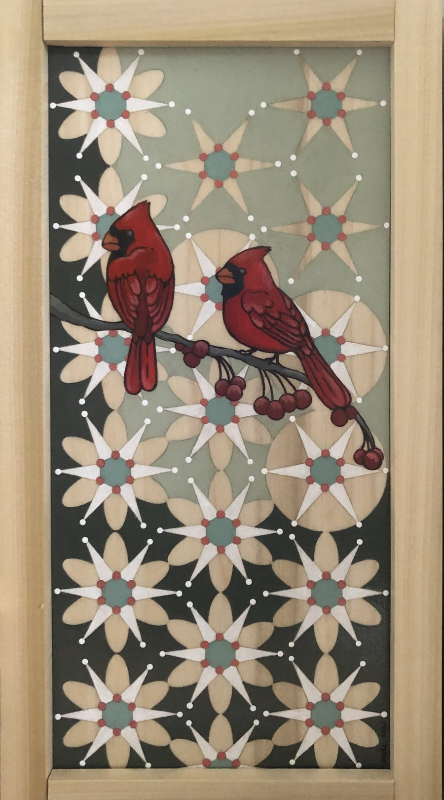 Cardinals and Snowflakes