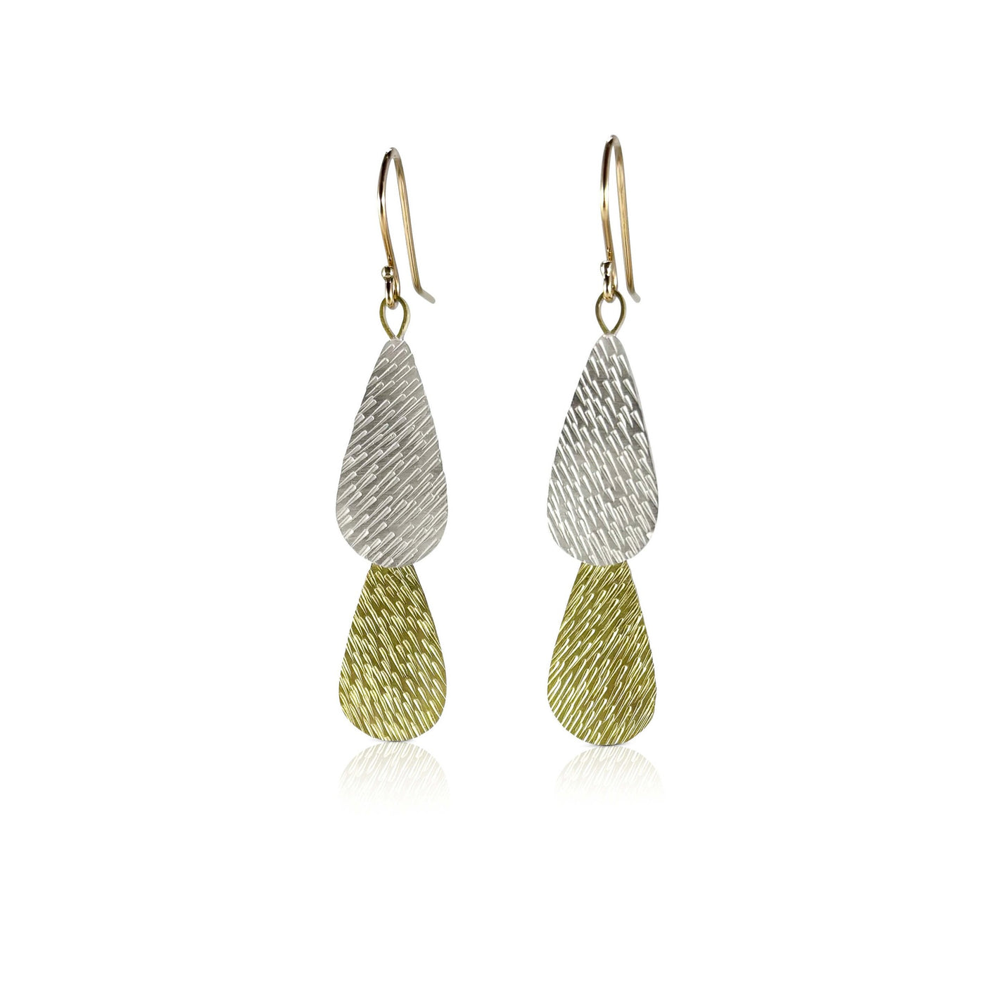 Bright Double Raindrop Earrings