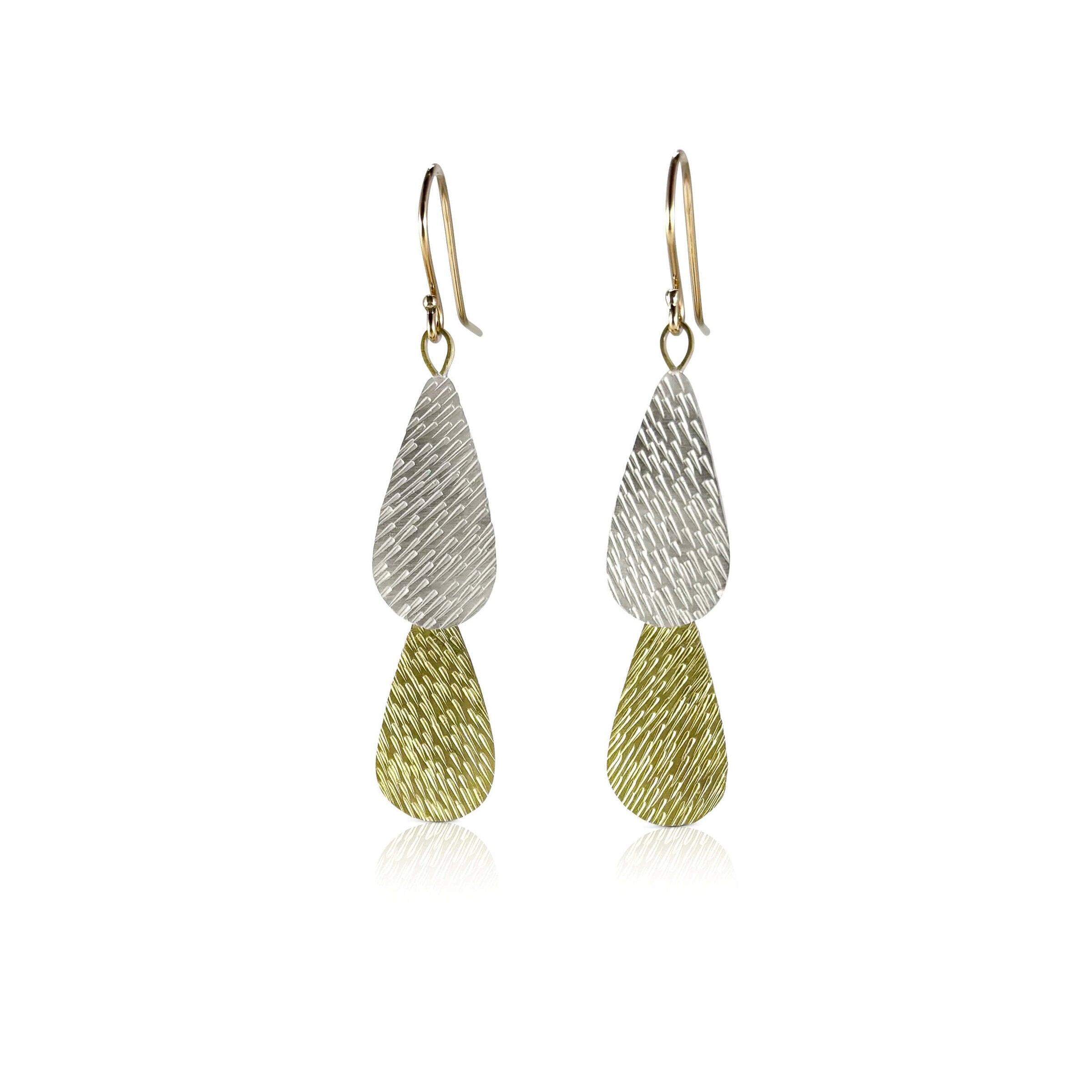 Bright Double Raindrop Earrings