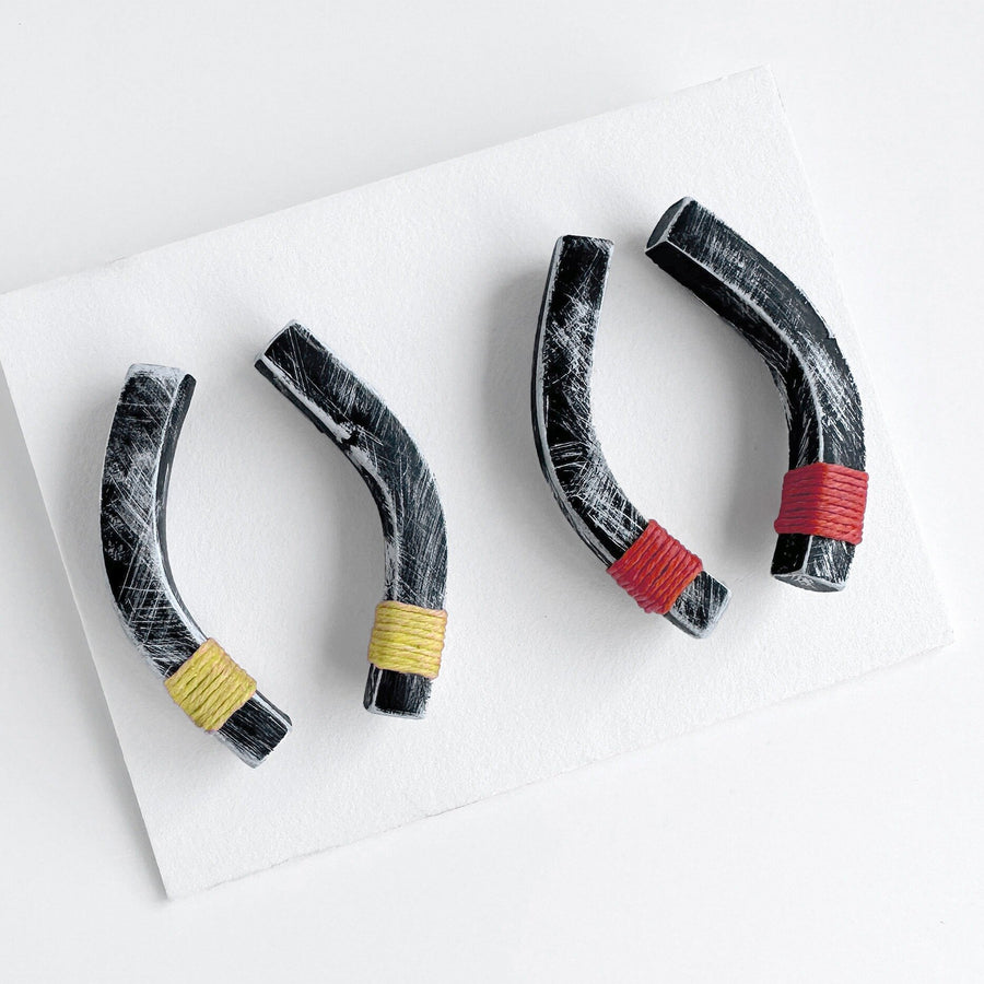 Arcs with Thread Earrings Set · Artful Home