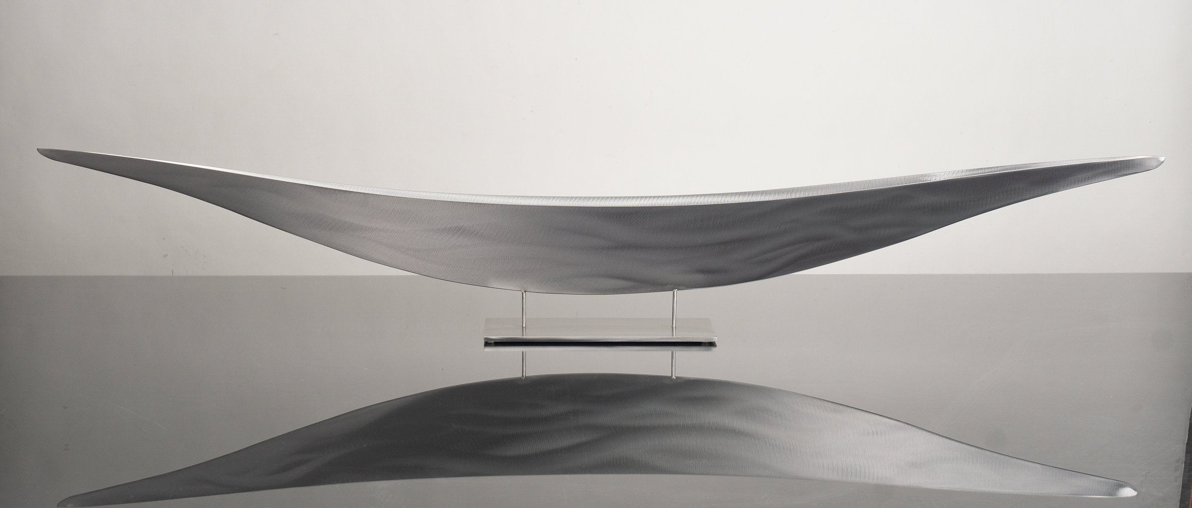 Silver Boat Sculpture