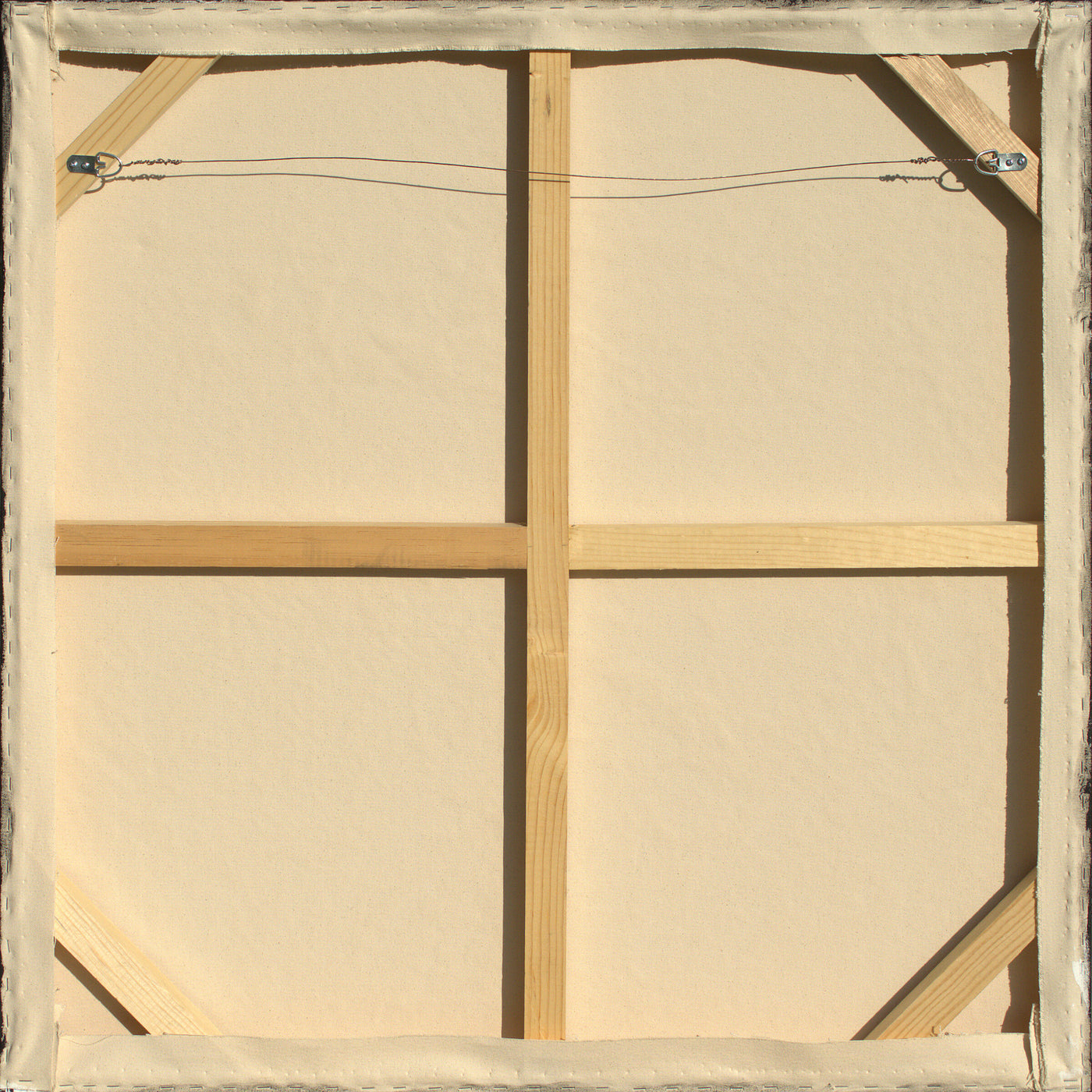 Tropical Sparkle back of canvas