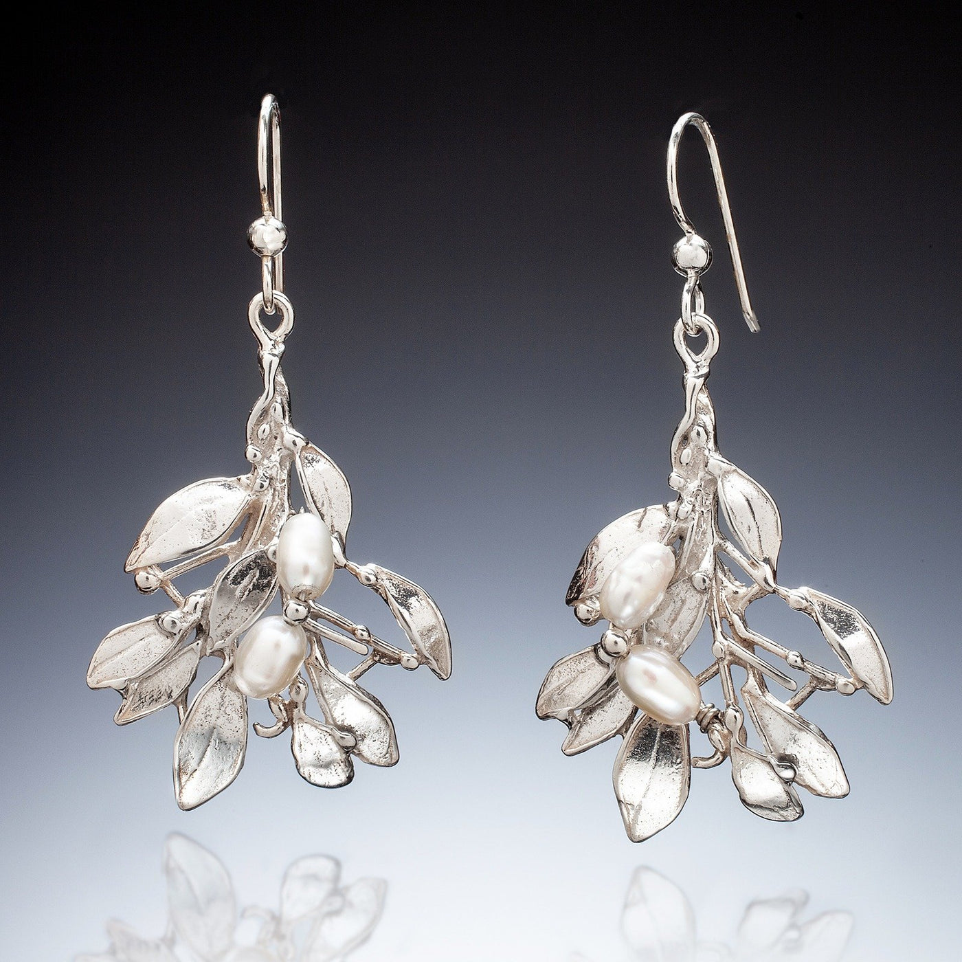 Leaf Bouquet Dangle Earrings | Photo by Ralph Gabriner