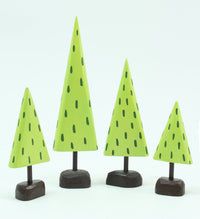 Light Green, Set of Four