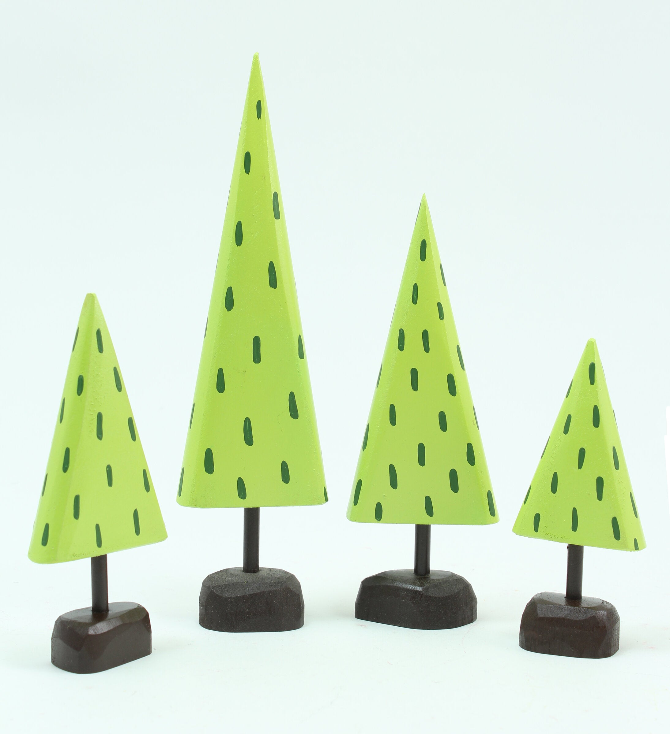 Light Green, Set of Four
