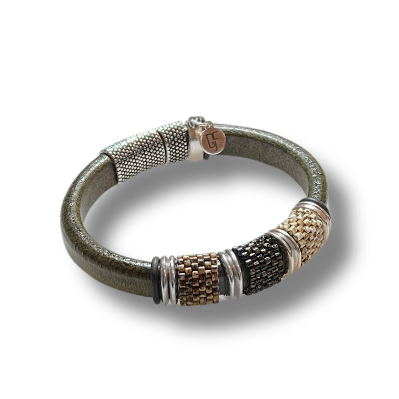 Tri-Color Leather Bracelet