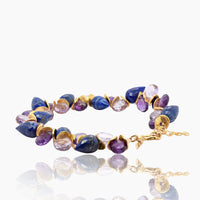 Lapis & Amethyst Signature Bracelet