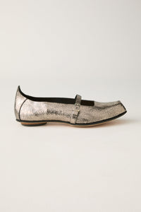 Crinkle Metallic Flat